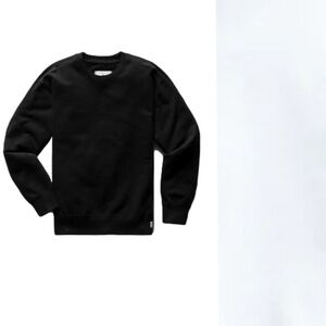 NWT Reigning Champ Lightweight Relaxed Crewneck Sweater White